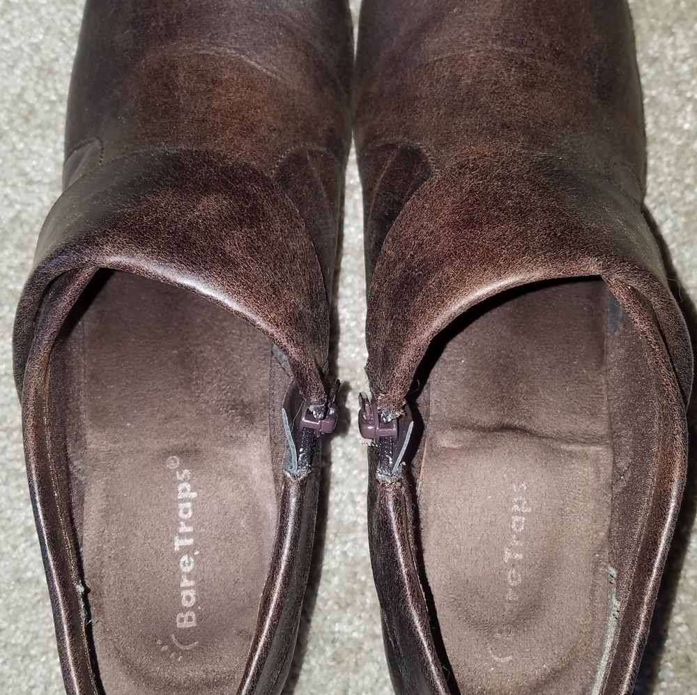 Bare Traps sz 8 brown ankle shoeties bootie - Picture 3 of 5